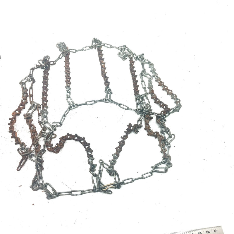1993 Polaris Trail Boss 350L 4X4 OEM Aftermarket Tire Chains (25x8x12) AP243