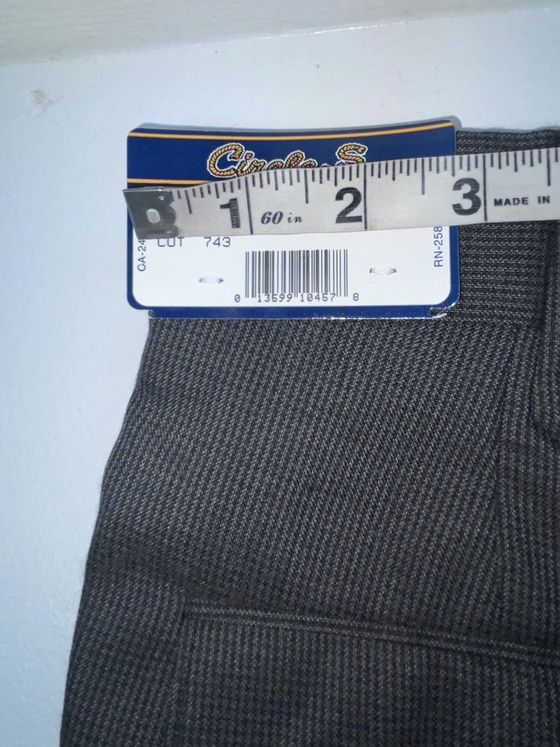 New Vintage Gray Circle S Polyester Pants #CP6740B0 3B-10