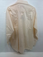 New Men’s Panhandle Slim Light Orange Long Sleeve Pearl Snap 17 Large M-67