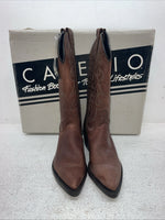 New Men’s Brown Capezio Cowboy Boots. M C 309 7.5 7 1/2 D. 1-78