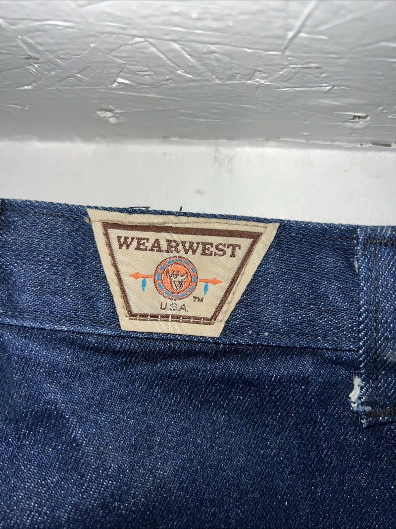New Women’s Wearwest No Back Pockets Denim Jeans. 11/12x36 L-14