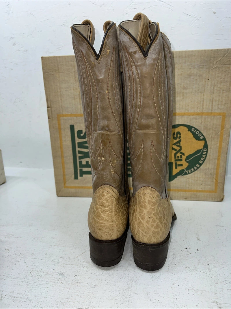 New Women’s Brown Texas Brand Cowboy Boots. 4685 7 M. 18-90