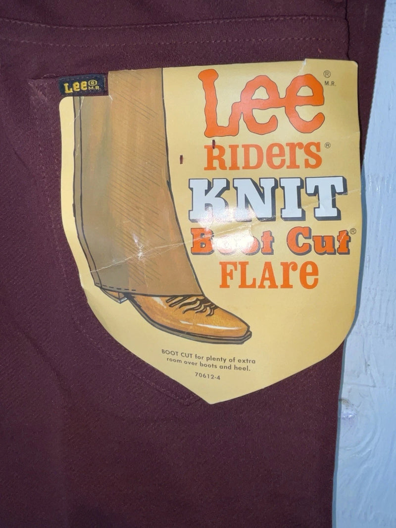 New Vintage Red Lee Polyester Pants #2004061 3A-85