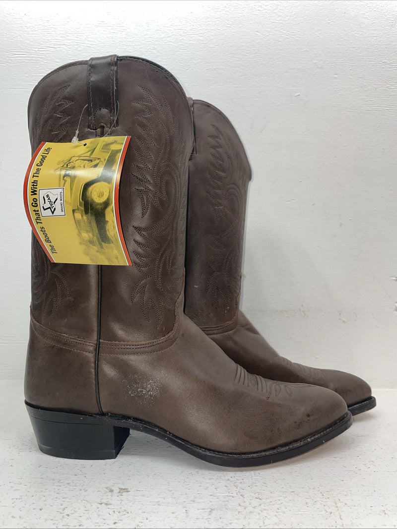 New Men’s Brown Texas Imperial Cowboy Boots. M 271 11 D. 8-74