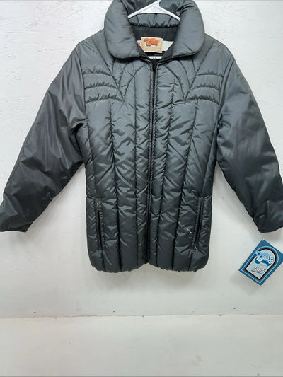 New Women’s Gray Comfy Puffer Jacket 12 #5733 HH-600