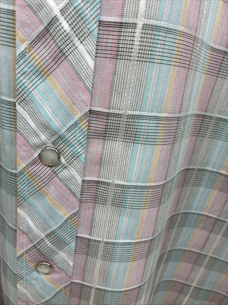 New Men’s H Bar C Multiple Color Long Sleeve Flannel Pearl Snap 2XL H-42