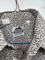 New Women’s Miller Brown Design Long Sleeve Pearl Snap Size 14.5 MM-28
