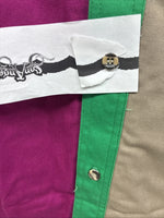 New Men’s San Angelo Multicolor Long Sleeve Button Up Short XL T-39