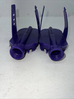 New Purple Hose Hook Up Horse Bath Brush Set Of 2 F-501