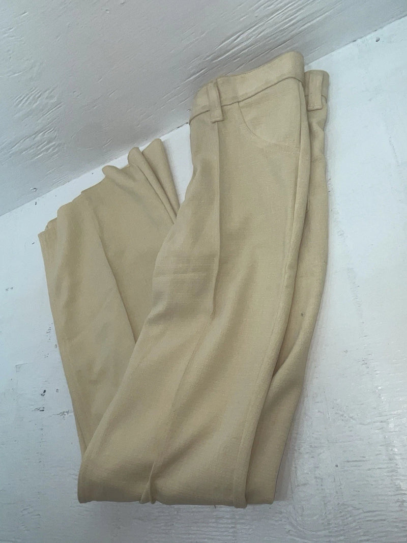 New Vintage Yellow Polyester Pants #5450087 3A-24