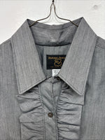 New Women’s Dickson Jenkins Gray Long Sleeve Button Up Size 16 XL II-53