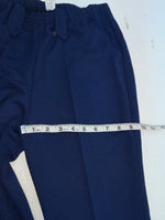 New Vintage Blue Polyester Pants XX-32