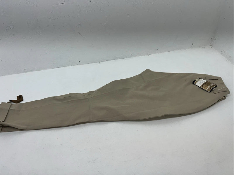 New Women’s Tan Equestrian Equi-stretch English Riding Breeches. 25 R C 520 D-71