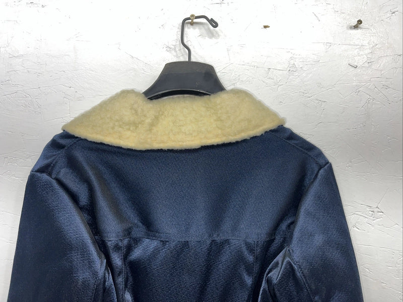 New Men SIMCO Blue Wool Jacket 12 #6274 LL-46