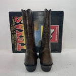 New Women’s Brown Texas Brand Cowboy Boots. 30 9.5 9 1/2 C. 15-158
