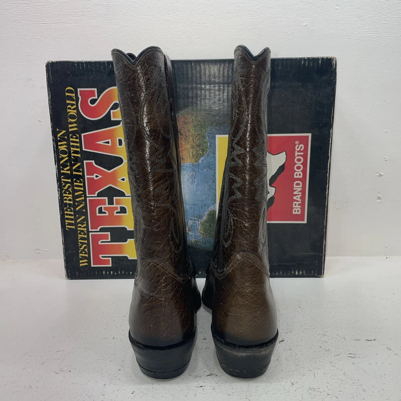 New Women’s Brown Texas Brand Cowboy Boots. 30 9.5 9 1/2 C. 15-158