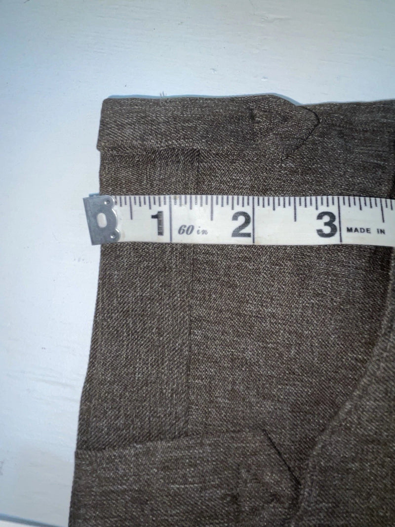 New Vintage Brown Circle S Polyester Pants #CP4776 XX-89