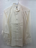 New Classix Yellow Long Sleeve Button up English Short Small X-88