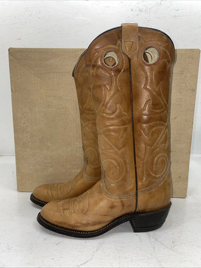 New Women’s Brown Texas Brand Cowboy Boots. L 195 7 M. 18-69