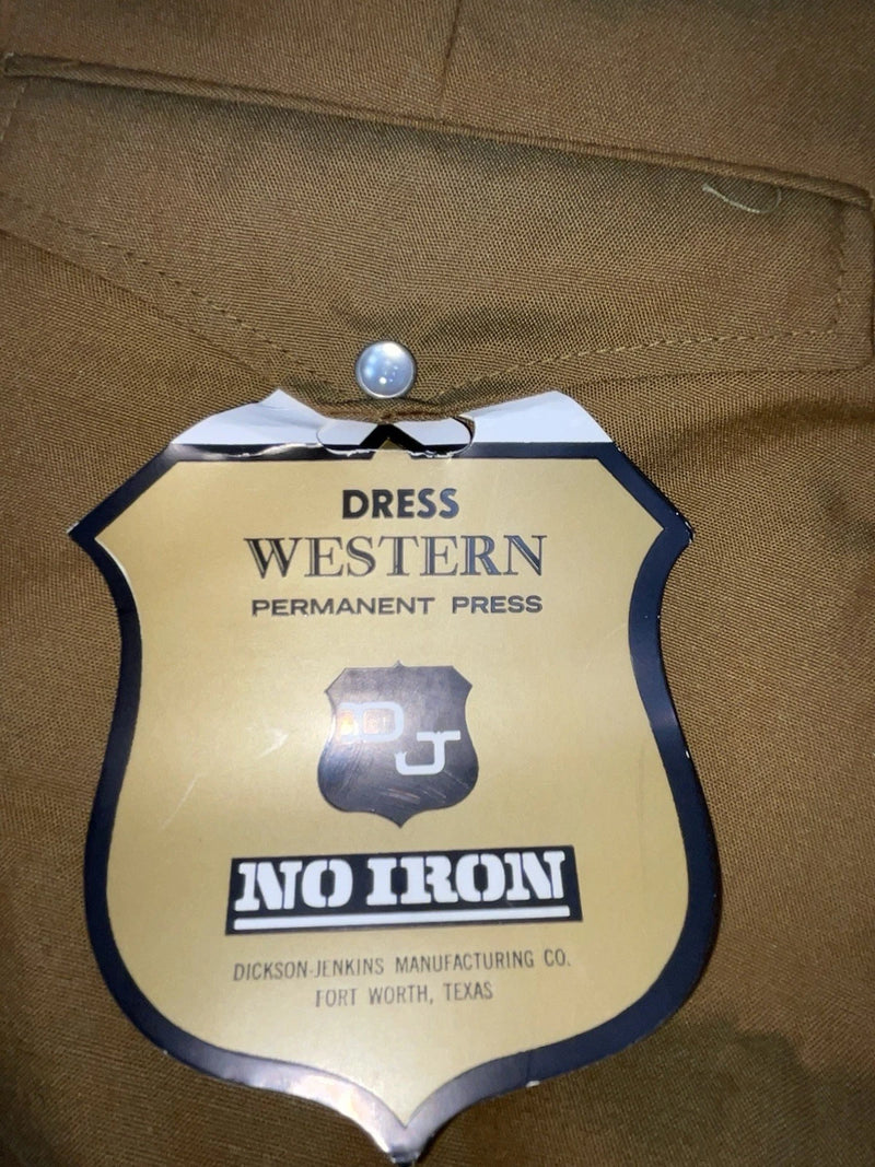 New Vintage Brown Dickson Jenkins Polyester Pants #2185 NN-165
