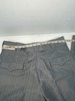 New Vintage Gray Circle S Polyester Pants #9143 OO-101