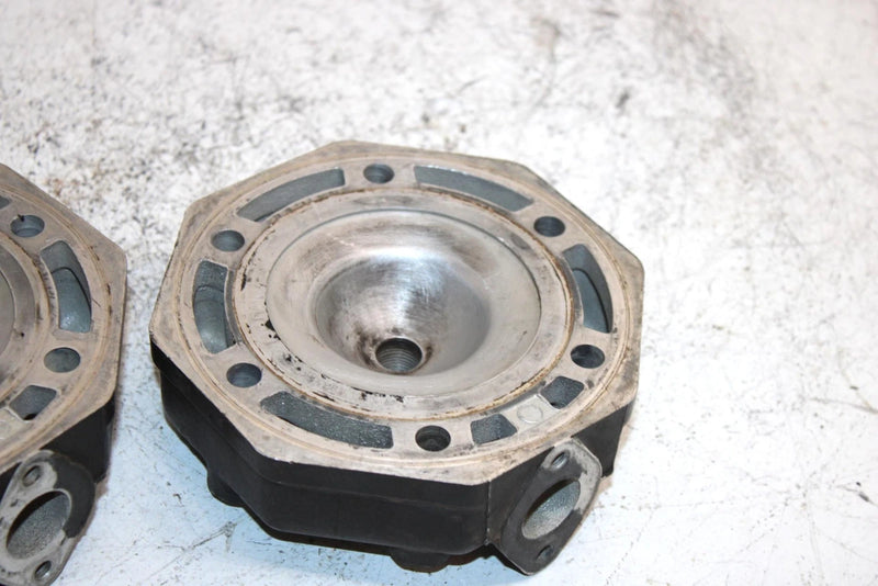 02 Arctic Cat Bearcat Wide OEM Cylinder Head Pair 3003-762 SAS13