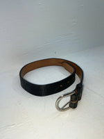 New Black Genuine Leather Textureed 28” Belt #02500 NN-58