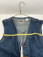 New Mens ELY Cattleman Jean Jacket Tank top Large #241104 QQ-11