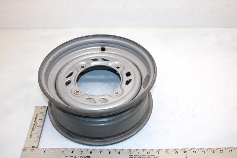 07 Polaris Hawkeye  4x4 Oem Front Silver Rim 1521094-486 AP83