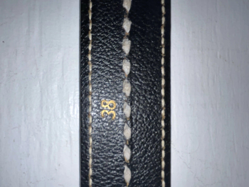 New Green Genuine Leather Weaved 38” Belt #927 JJ-71