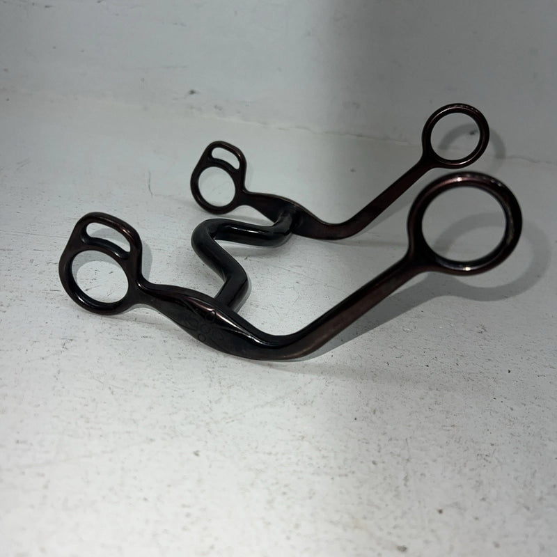 New Black Metal Tooled Welded Port Bit Long Shank LLL-6