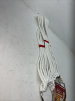 New Tough 1 White Red Western Mohair Cord Girth 46” #59-1246 BB-21