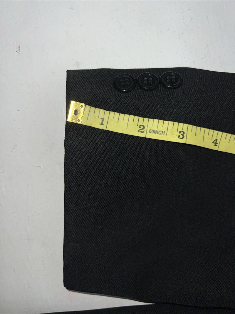 New Men’s Circle S Black Suit Jacket 44R #25832 T-600