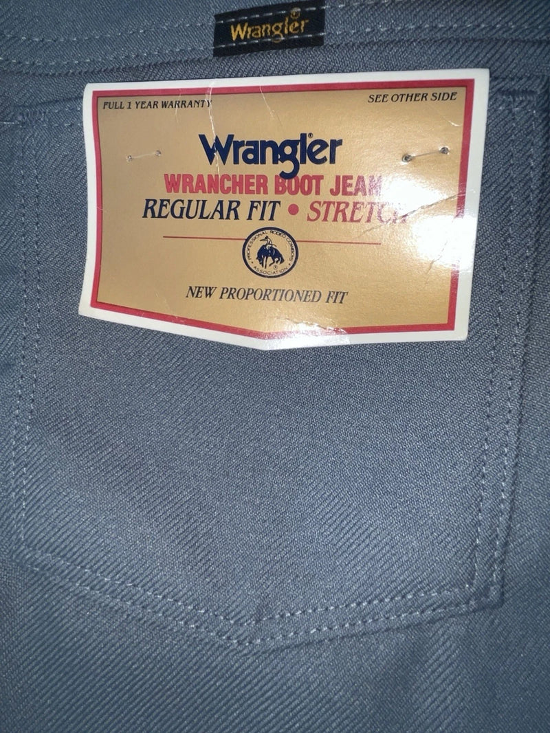 New Vintage Gray Wrangler Polyester Pants #82GY ZZ-35