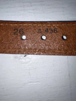 New Orange Genuine Leather Nocona Weaved 26” Belt #A436 NN-78