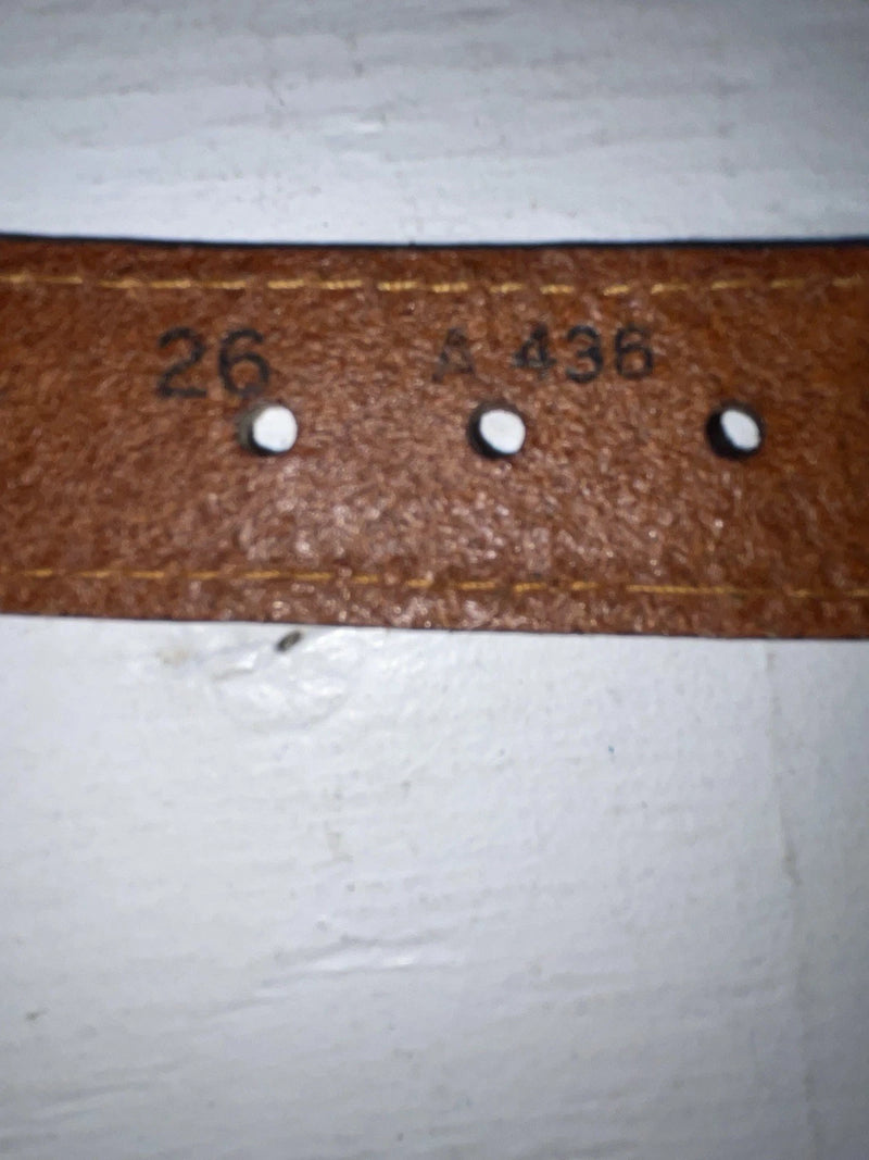 New Orange Genuine Leather Nocona Weaved 26” Belt #A436 NN-78