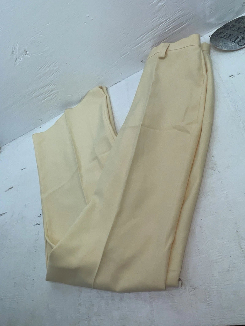 New Vintage Yellow Quick Silver Polyester Pants #2662 VV-93