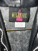 New Women’s Black Wildfire Western Show Jacket XS #77872 G-604