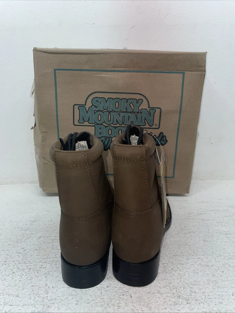 New Youth Brown Lac Up Smoky Mountain Cowboy Boots. 3046 3.5 3 1/2. 22-72