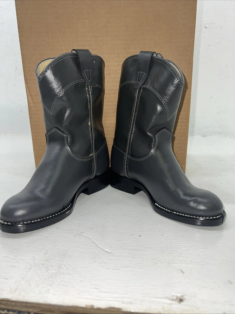 New Children’s Gray Bronco Cowboy Boots. 11.5 11 1/2 D. 24-87