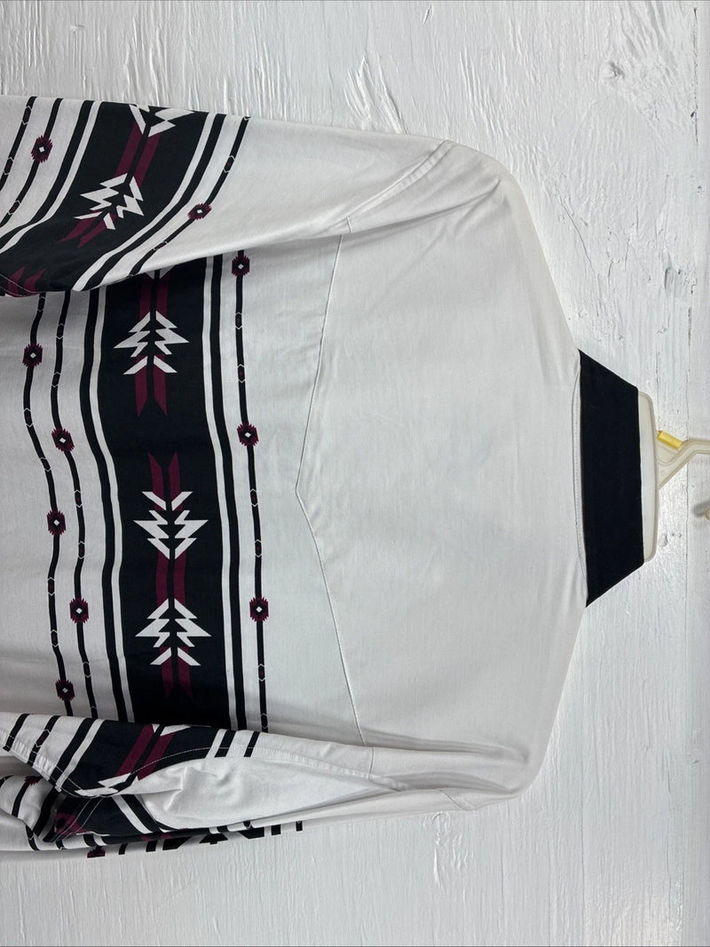New Men’s Cumberland Western Designed Long Sleeve Pearl Snap Large CC-49
