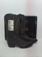 New Men’s Brown Dan Post Cowboy Boots. 2293 9 E W. 4-82