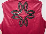 New Women’s Pink 1849 Authentic Ranchwear Western Show Vest XL WW-69