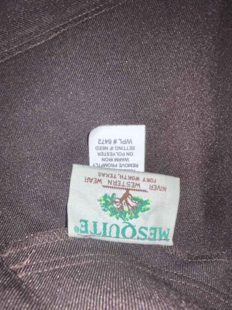 New Vintage Brown Mesquite Polyester Pants #5506 OO-68