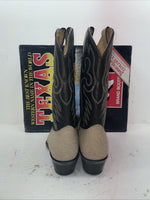 New Men’s Cream Texas Imperial Cowboy Boots. M 629 10.5 10 1/2 D. 8-28￼