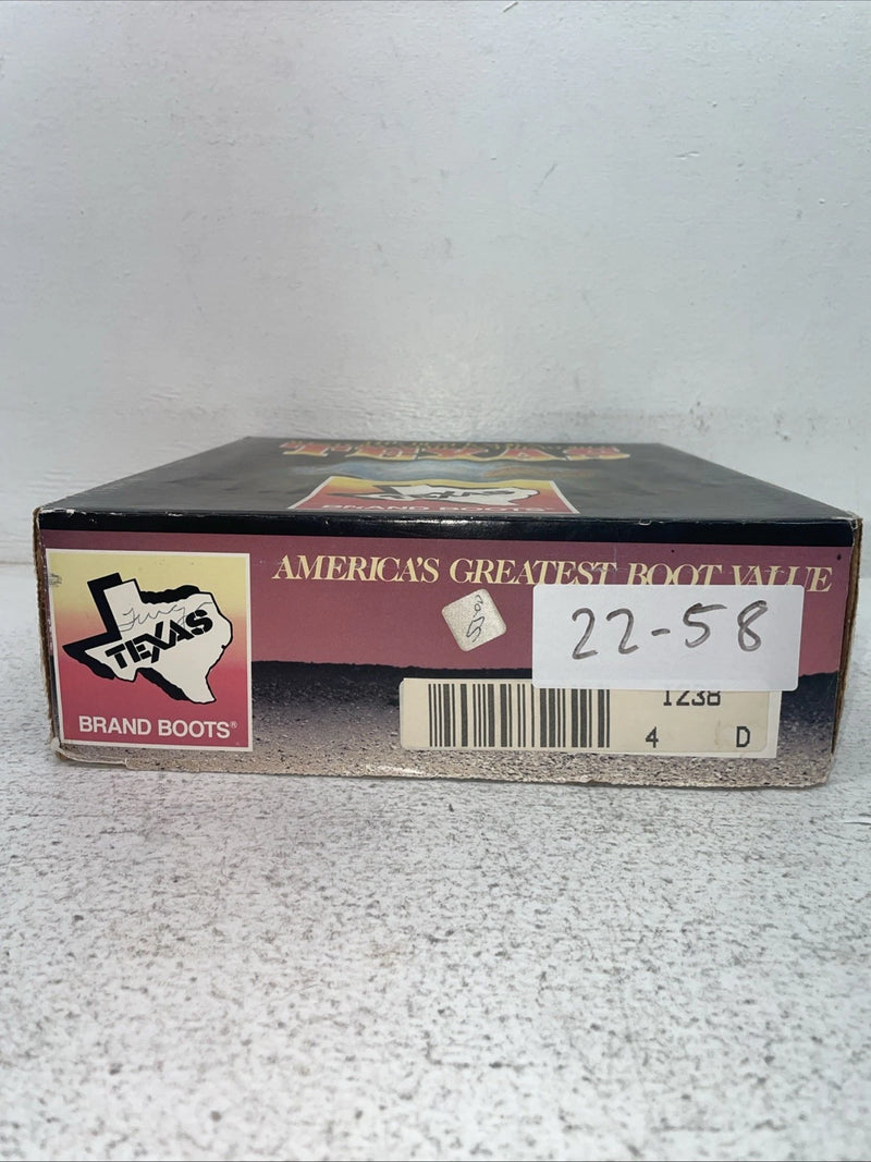 New Kids Blue Texas Brand Cowboy Boots. I 238 4 D. 22-58