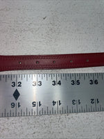New Red Genuine Leather Nocona 34” Belt #357 Z-14