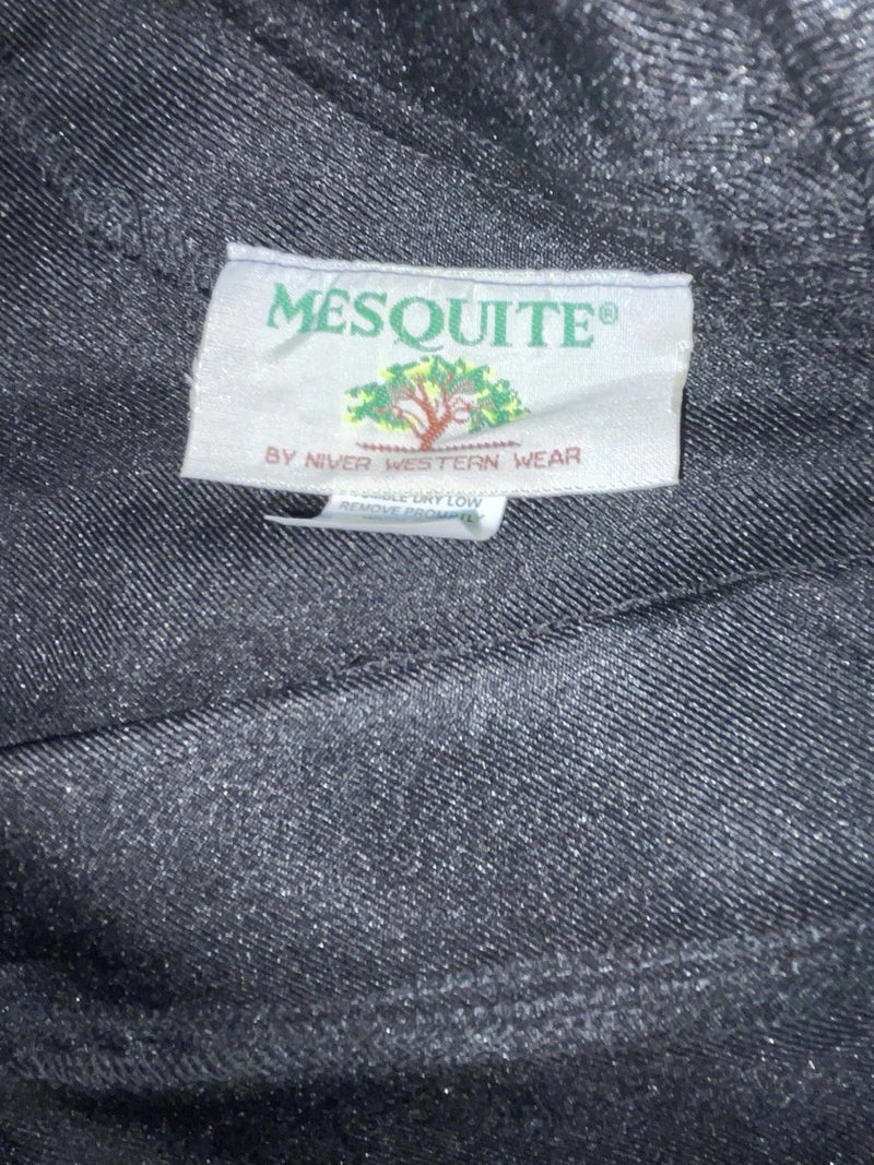 New Vintage Black Mesquite Polyester Pants #5911 3A-28