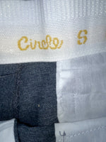 New Vintage Gray Circle S Polyester Pants #CP4776 XX-75