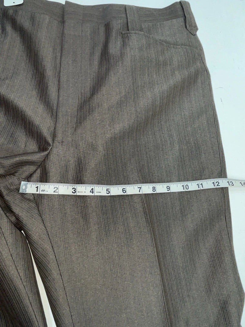 New Vintage Brown Circle S Polyester Pants #CS2991 XX-83